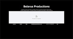 Desktop Screenshot of belarusproductions.com